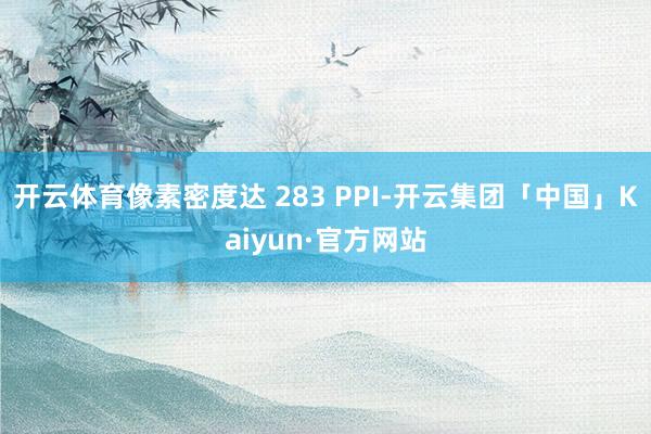 开云体育像素密度达 283 PPI-开云集团「中国」Kaiyun·官方网站