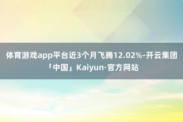 体育游戏app平台近3个月飞腾12.02%-开云集团「中国」Kaiyun·官方网站